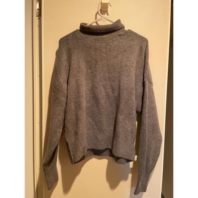 ZARA(ザラ)のZARA ニット　グレー レディースのトップス(ニット/セーター)の商品写真