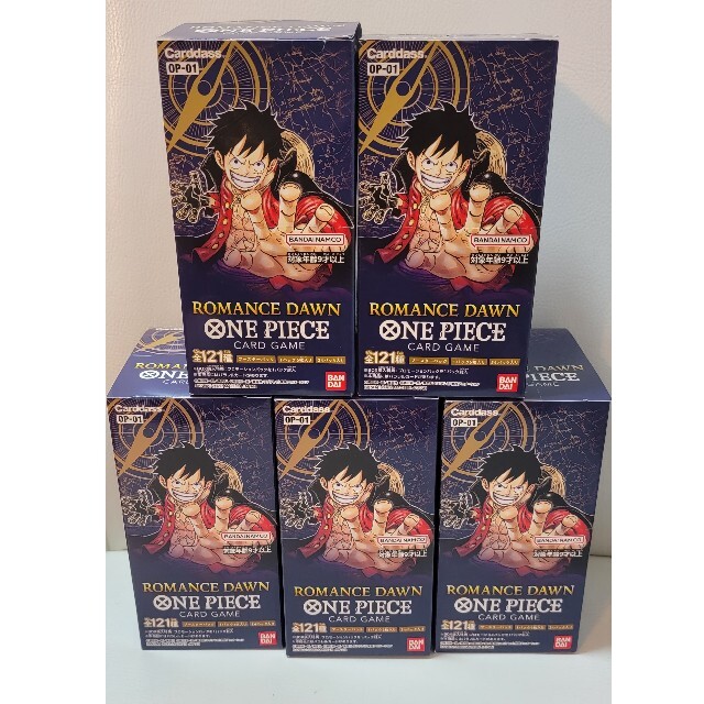 Box/デッキ/パックone piece ワンピースカードゲーム　5BOX 新品未開封品