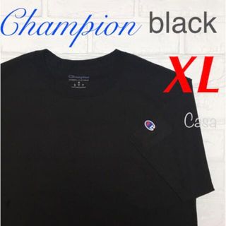 チャンピオン(Champion)のチャンピオン　半袖Tシャツ　定番　champion XLサイズ黒白　計2点(Tシャツ(半袖/袖なし))