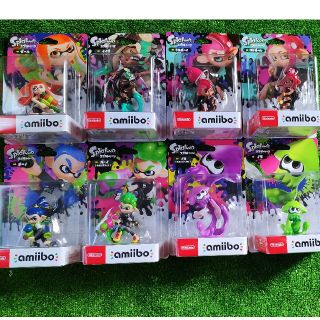 ニンテンドウ(任天堂)の【新品未開封】Splatoon amiibo 8点セット(ゲームキャラクター)