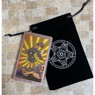 タロットカード　ローズゴールド プラスチック製 tarot card 新品(趣味/スポーツ/実用)