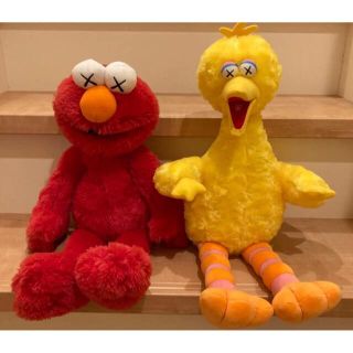 セサミストリート(SESAME STREET)のタグ付き　カウズ　セサミストリート　ぬいぐるみセット(キャラクターグッズ)