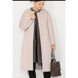 ドゥーズィエムクラス ロングコート(レディース)(グレー/灰色系)の