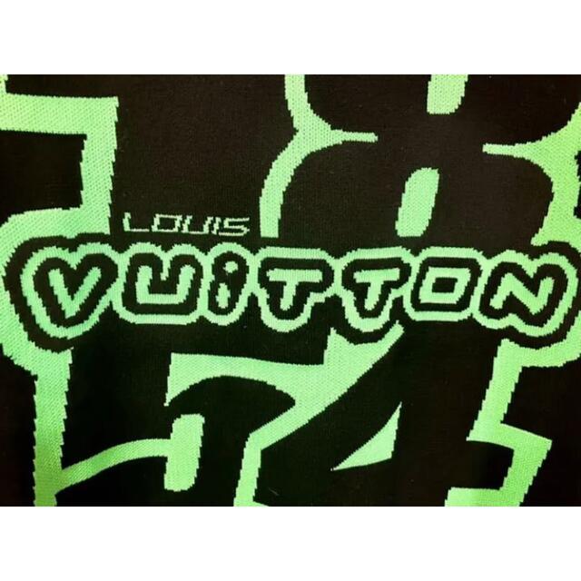 LOUIS VUITTON(ルイヴィトン)の22AW新作・現行・新品 グラフィックニット ブラック Tシャツ サイズM メンズのトップス(Tシャツ/カットソー(半袖/袖なし))の商品写真