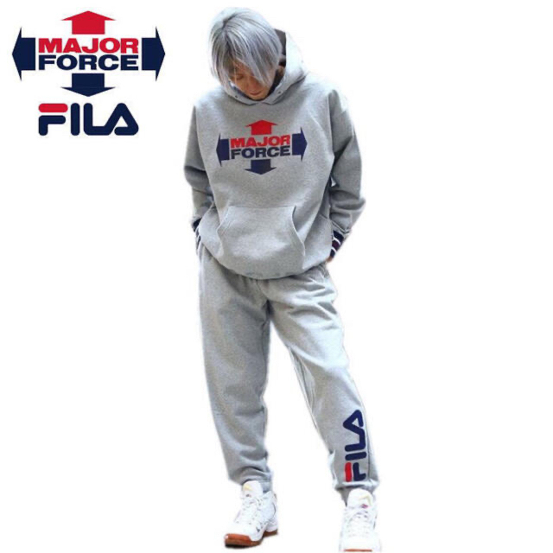 FILA(フィラ)の新品 裏毛 ２ＸＬ FILA フィラ × メジャーフォース ロゴプルパーカー メンズのトップス(パーカー)の商品写真