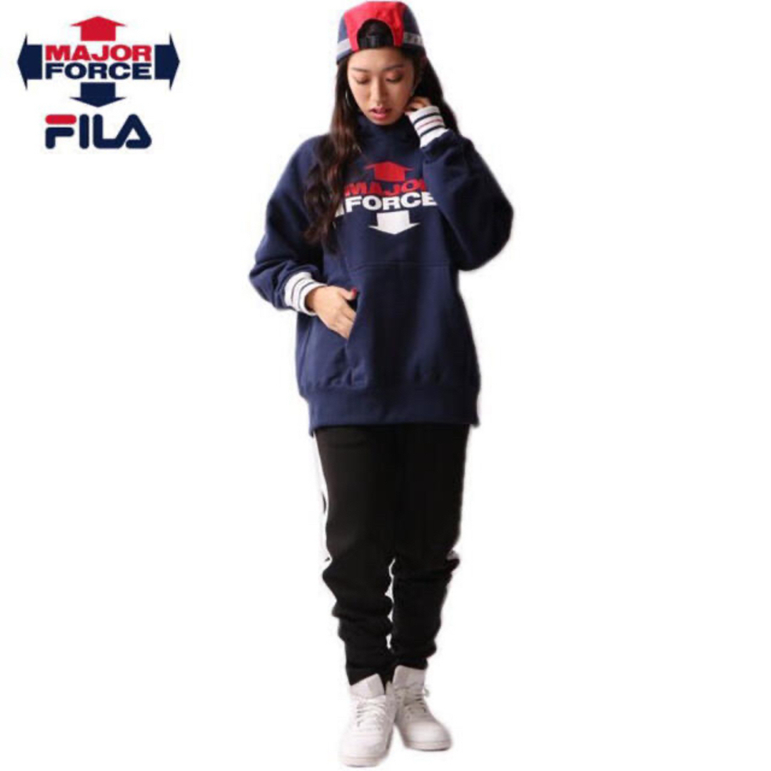 FILA(フィラ)の新品 裏毛 ２ＸＬ FILAフィラ × MAJOR FORCE ロゴプルパーカー メンズのトップス(パーカー)の商品写真