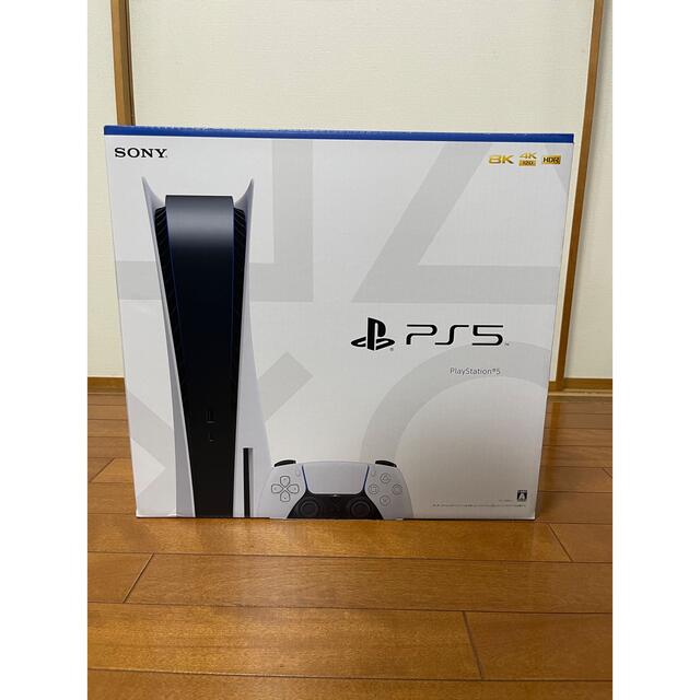 PlayStation(プレイステーション)の新品未使用PlayStation5封緘なし(CFI-1100A01) エンタメ/ホビーのゲームソフト/ゲーム機本体(家庭用ゲーム機本体)の商品写真