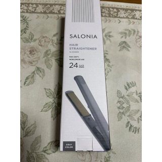 サロン(SALON)のSALONIA サロニア ストレートヘアアイロン グレー 24mm アイロン(ヘアアイロン)