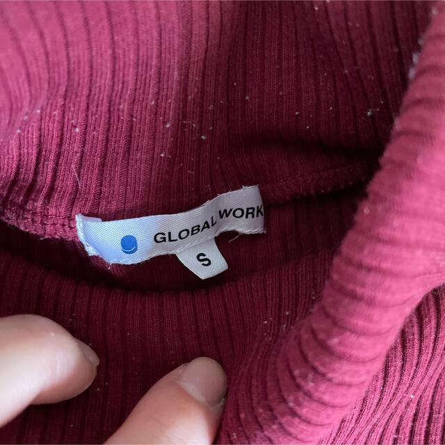 GLOBAL WORK(グローバルワーク)の値下げ！！グローバルワーク☆長袖ハイネック キッズ/ベビー/マタニティのキッズ服男の子用(90cm~)(Tシャツ/カットソー)の商品写真