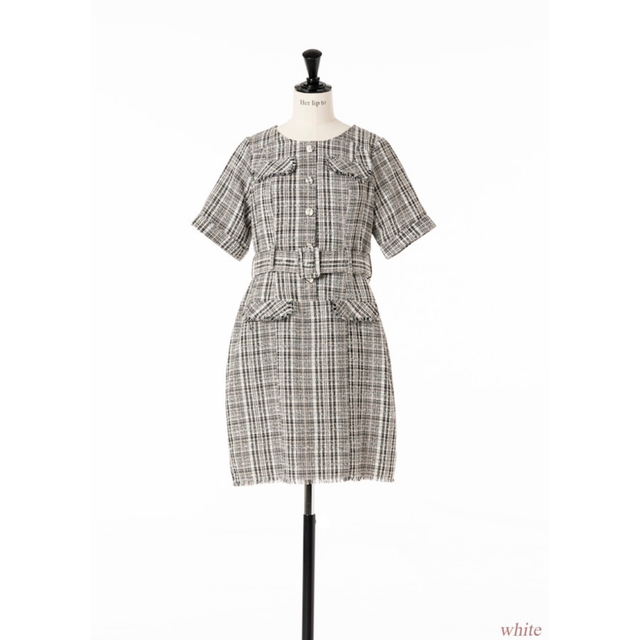 herlipto ❤︎ Classic Tweed Mini Dress-