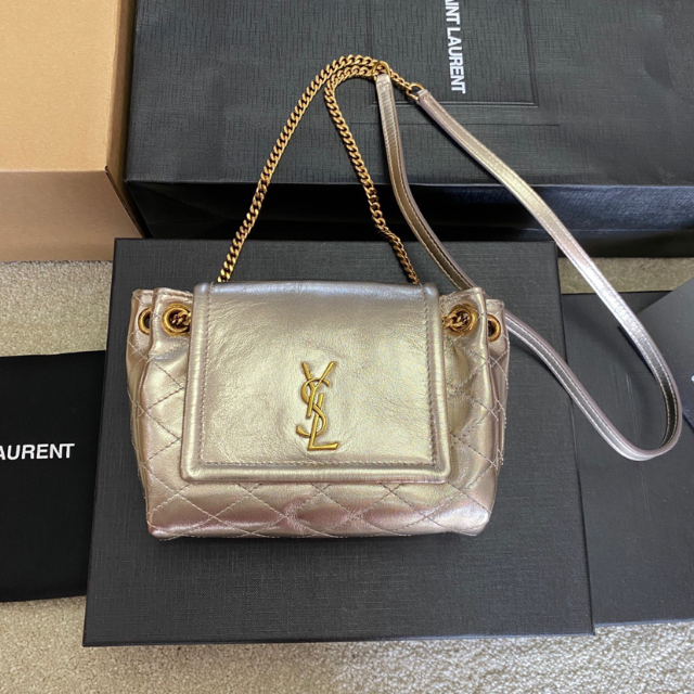 Saint Laurent サンローラン チェーン ミニ バッグ - www.glycoala.com