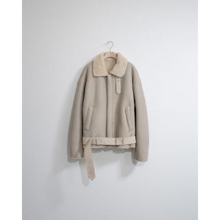 コモリ(COMOLI)のOVERSIZED B-1 BOMBER JACKET(レザージャケット)