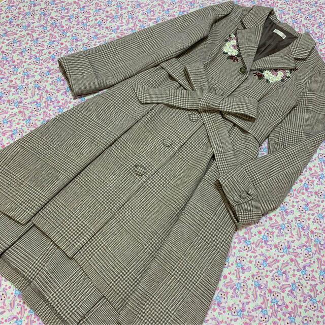 axes femme - ✿axes femme✿アクシーズファム✿刺繍✿フィッシュテール✿コート✿