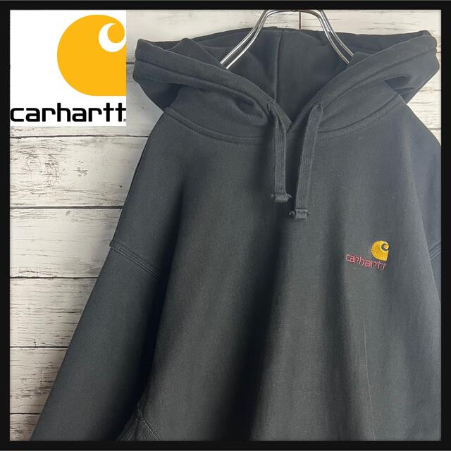 carhartt - 【大人気】Carhartt Wip パーカー ワンポイント刺繍ロゴ 即