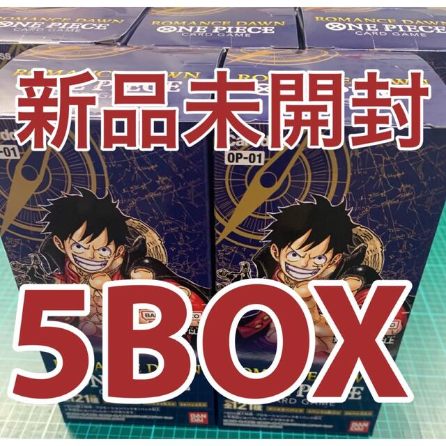 【新品・未開封】ONE PIECE ROMANCE DAWN 5BOX