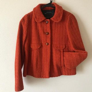 ザラ(ZARA)のオレンジカラー　ショートコート(その他)