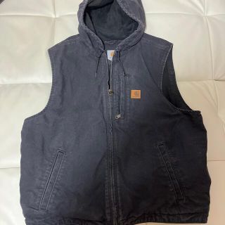 カーハート(carhartt)のCarhartt カーハート ダックジャケットベスト ブラック(ベスト)