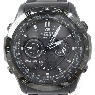 CASIO - カシオ EDIFICE 腕時計 タフソーラー EQW-T1010 黒 ■SM0