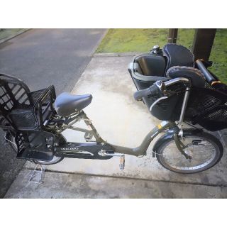 マルイシサイクル(丸石サイクル)のふらっかーずシュシュ　FRCH203W 子供座席付き自転車(自転車本体)