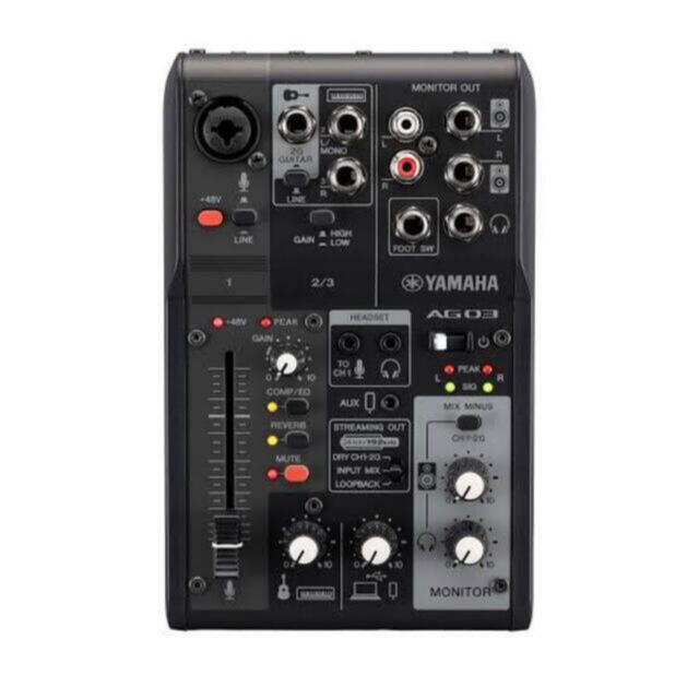 YAMAHA AG03MK2 B ヤマハ ブラック ミキサー - ミキサー