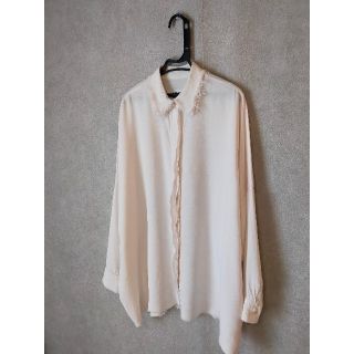 エムエムシックス(MM6)のMM6 Maison Margiela　カットオフシャツブラウス(シャツ/ブラウス(長袖/七分))