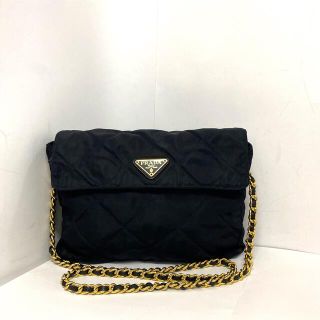 プラダ(PRADA)の【極美品】PRADA プラダ/白タグ付き＊チェーンショルダーバッグ(ショルダーバッグ)