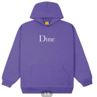 シュプリーム(Supreme)のDime パーカー　紫(パーカー)