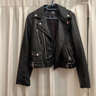 ザラ(ZARA)のzara ライダースジャケット(ライダースジャケット)