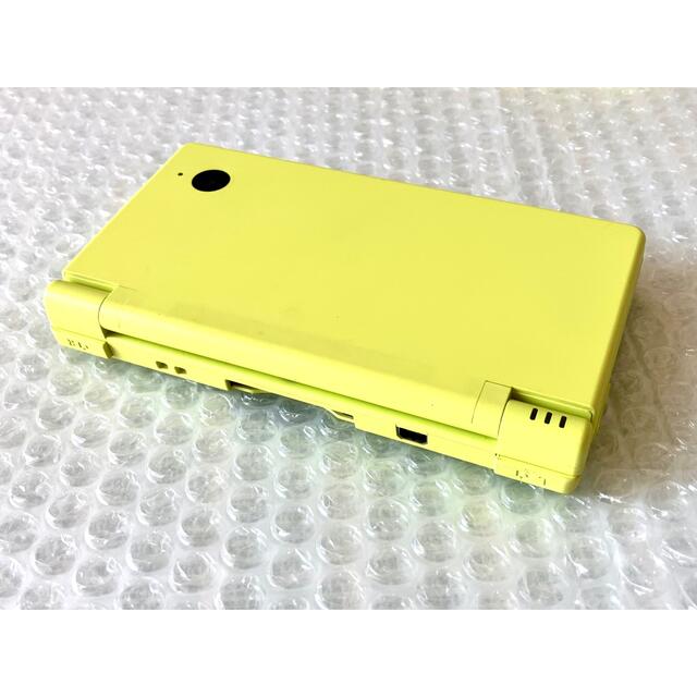 ニンテンドーDS(ニンテンドーDS)の【付属品完備】ニンテンドーDSi ライムグリーン 本体　おまけソフト付き エンタメ/ホビーのゲームソフト/ゲーム機本体(携帯用ゲーム機本体)の商品写真