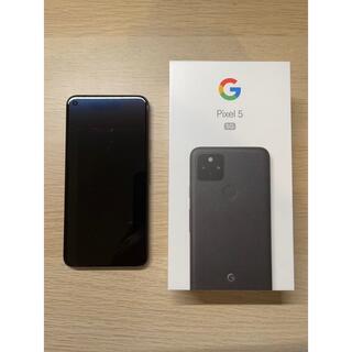 グーグルピクセル(Google Pixel)のGoogle Pixel5 5G 128GB JustBlack(スマートフォン本体)