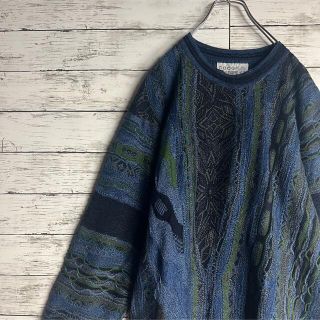 COOGI - 【幻の一点物】COOGI ニット 3D 編み込み 立体 鮮やかな色彩
