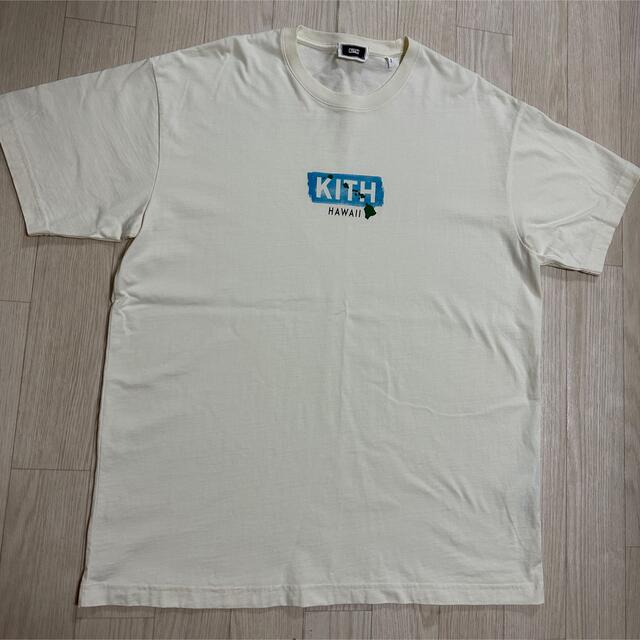 KITH HAWAII   BOX LOGO TEE-TOFU  ハワイ限定　L