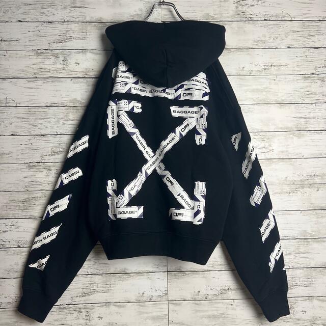 ベンチ 収納付 【確実正規品】off-White パーカー クロスアロー 絵画