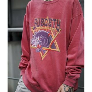 サブサエティ(Subciety)の【BURGUNDY】Subciety/(U)BLACK PANTHER SWEAT(その他)