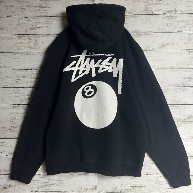 STUSSY ステューシー　SSリンク　8ボール　パーカー　スエット　フーディー