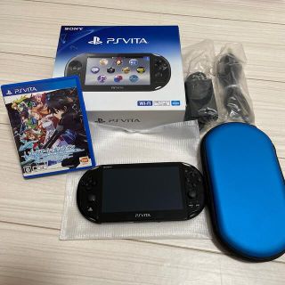 プレイステーションヴィータ(PlayStation Vita)のPlayStationVITA 本体  PCH-2000 ZA11 +ケース(携帯用ゲーム機本体)