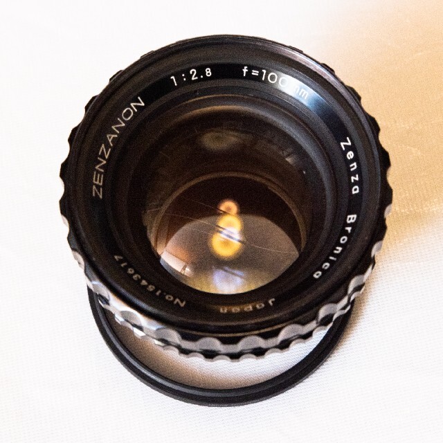 Zenzanon 100mm f2.8 ブロニカ用 FRキャップ付 玄関先迄納品 11515円 ...