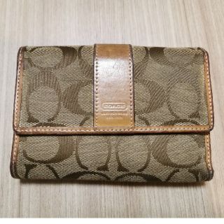 コーチ(COACH)の【中古】COACH　二つ折り財布(財布)