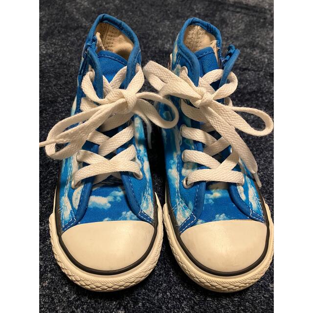 CONVERSE(コンバース)のコンバース　ハイカット　17cm 空　雲 キッズ/ベビー/マタニティのキッズ靴/シューズ(15cm~)(スニーカー)の商品写真