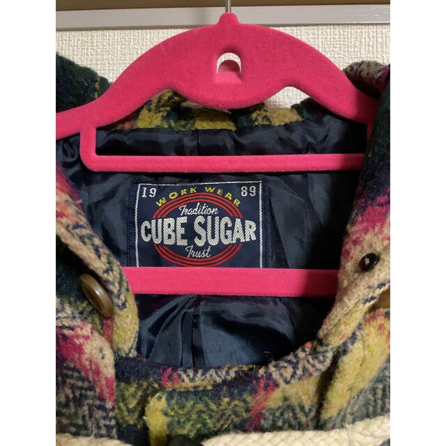 CUBE SUGAR(キューブシュガー)のCUBE SUGAR ダッフルコート レディース レディースのジャケット/アウター(ダッフルコート)の商品写真