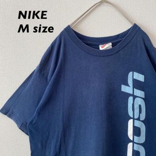 ナイキ(NIKE)のアメリカ製　NIKE ナイキ　半袖Tシャツ　スウッシュ　ロゴ　男女兼用　M(Tシャツ/カットソー(半袖/袖なし))