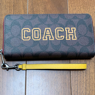 COACH - 856 コーチ　長財布　コーチ　ロゴ