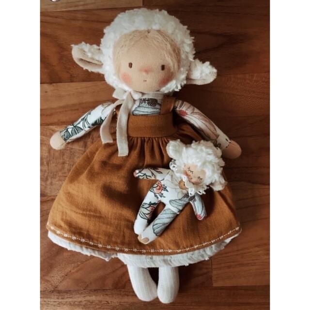 【Lilalune】Lamb doll baby & mom ウォルドルフ
