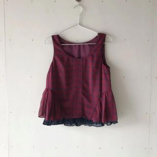 ジルスチュアート(JILLSTUART)のJILL STUART  ノースリーブブラウス(シャツ/ブラウス(半袖/袖なし))