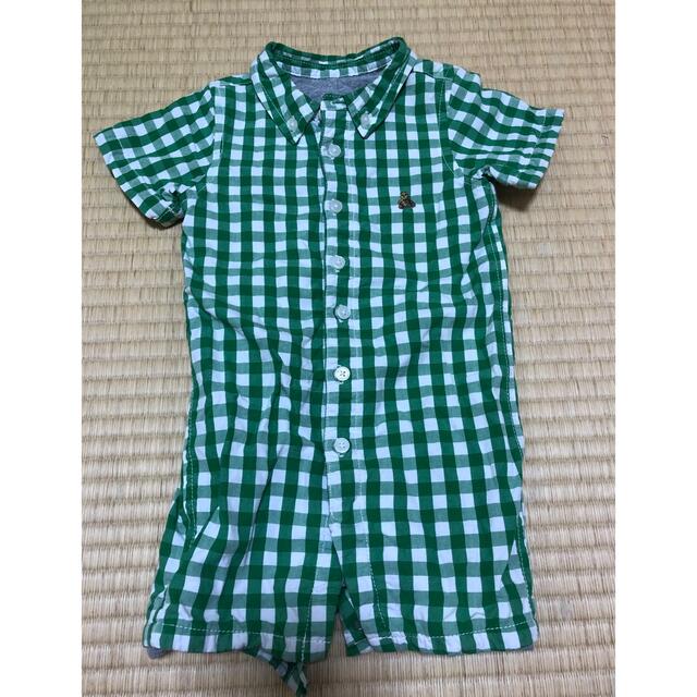 babyGAP(ベビーギャップ)のGAP カバーオール　ロンパース　70 キッズ/ベビー/マタニティのベビー服(~85cm)(カバーオール)の商品写真