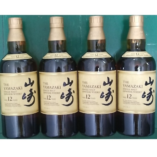 ウイスキー山崎　12年　4本セット700ml