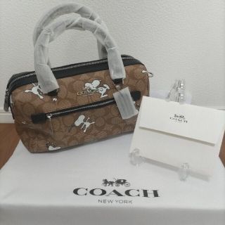 コーチ(COACH)のコーチ　COACH スヌーピー　コラボ　ミニボストンバッグ(ボストンバッグ)