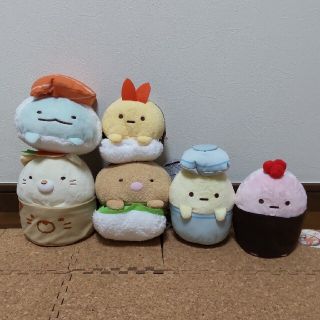 すみっコぐらし おすしになりきりぬいぐるみ 全6種セット ◇の通販 by