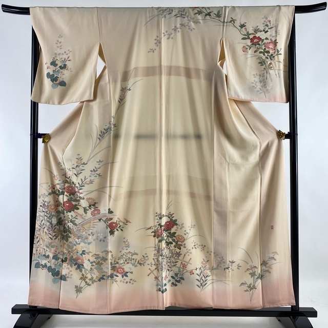 訪問着 美品 秀品 158cm 66cm 正絹