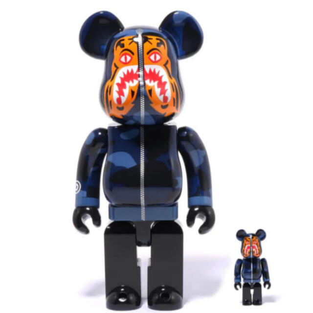 BE@RBRICK BAPE CAMO TIGER 100％ & 400％